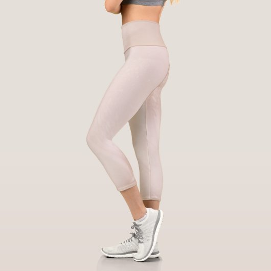 weiches neutrales Abstrakt Capri Leggings (Links)