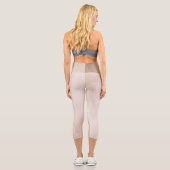 weiches neutrales Abstrakt Capri Leggings (Rückseite)