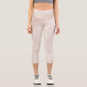 weiches neutrales Abstrakt Capri Leggings (Vorderseite)