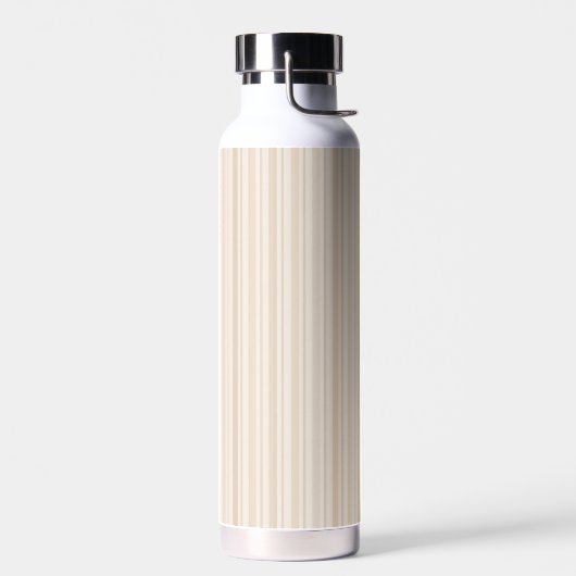 Weiches neutrales Streifenmuster Trinkflasche (Links)