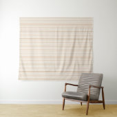 Weiches neutrales Streifenmuster Wandteppich (Beispiel (Horizontal))