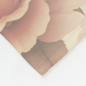 Weiches Pastell-Blumenmuster Fleecedecke (Ecke)