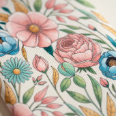 Weiches Pastell-Blumenmuster Krawatte