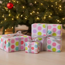 Weiches Pastell-Polka-Punkte-Muster