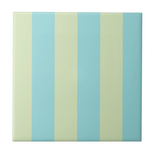 Weiches Pastell-Streifenmuster – Limettencreme & N Fliese (Vorderseite)