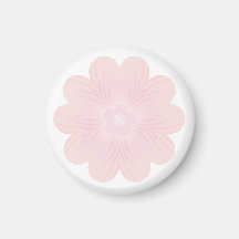 Weiches Pastellrosa Grafik-Blume