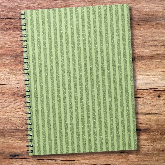Weiches Pistazien-Glitter-Style-Mindestmuster Notizblock