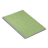 Weiches Pistazien-Glitter-Style-Mindestmuster Notizblock (Rechte Seite)