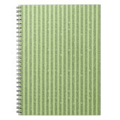 Weiches Pistazien-Glitter-Style-Mindestmuster Notizblock (Vorderseite)