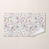 Weiches rosa Aquarell-Muster Badhandtuch Set (Handtuch)