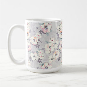 Weiches rosa Aquarell-Muster Kaffeetasse