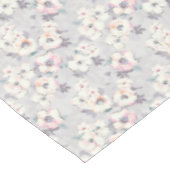 Weiches rosa Aquarell-Muster Tischdecke (Schrägansicht)