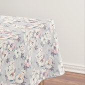 Weiches rosa Aquarell-Muster Tischdecke (Beispiel)