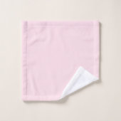 Weiches rosa Art Deco Badetuch-Set Badhandtuch Set (Waschlappen)