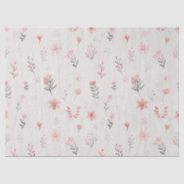 Weiches Rosa Blumenmuster-Tissue-Papier Seidenpapier