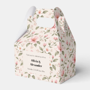 Weiches Rosa Kirschblüten-Blumen nahtloses Muster Geschenkschachtel