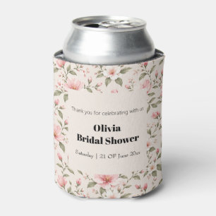 Weiches rosa Kirschblüten-Blumenmuster nahtlos Dosenkühler