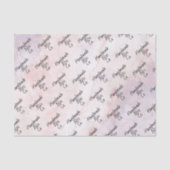 Weiches Rosa Lila Marmormuster Seidenpapier (Vorderseite)