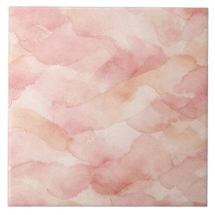 Weiches rosa modernes abstraktes Designmuster Fliese