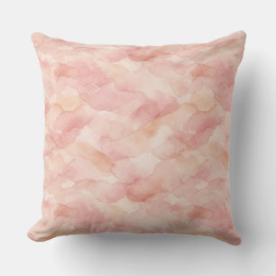 Weiches rosa modernes abstraktes Designmuster Kissen