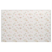 Weiches Rosa Moosröschen-Wasserfarben-Blumenstoff Stoff (Yard (91,4 cm))