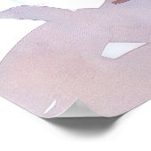 Weiches Rosa Pfingstrosen Bouquet Poster (Ecke)