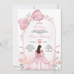 Weiches Rosa Prinzessinnen Kleid Florale Perle Mis Einladung
