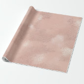 Weiches Rosa Texturmuster Geschenkpapier (Ungerollt)