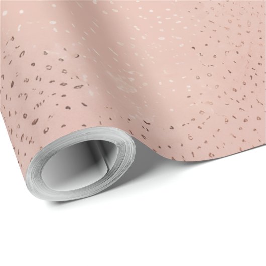 Weiches Rosa Texturmuster Geschenkpapier (Rolleneckpunkt)