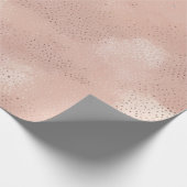 Weiches Rosa Texturmuster Geschenkpapier (Ecke)