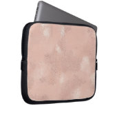 Weiches Rosa Texturmuster Laptopschutzhülle (Vorne Rechts)