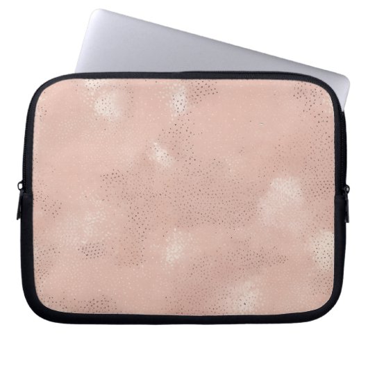 Weiches Rosa Texturmuster Laptopschutzhülle (Vorderseite)