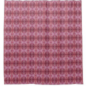 Weiches rosa und violettes geometrisches Muster in Duschvorhang (Vorderseite)