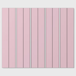 Weiches Rosa Vertikalstreifenmuster Minimal Geschenkpapier