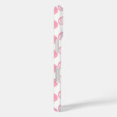 Weiches rosa Wasserfarbe-Polka-Punkt-Muster Case-Mate iPhone Hülle (Rückseite / Rechts)