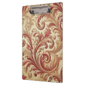 Weiches Rot- und Goldschattel Klemmbrett (Links)