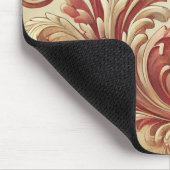 Weiches Rot- und Goldschattel Mousepad (Ecke)