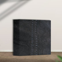 Weiches schwarzes Kunstvelodleder