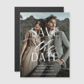 Weiches Skript Vertikales Foto Speichern des Datum Magnetkarte (Vorne/Hinten)