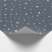 Weiches Sternmuster Ästhetik Geschenkpapier (Ecke)