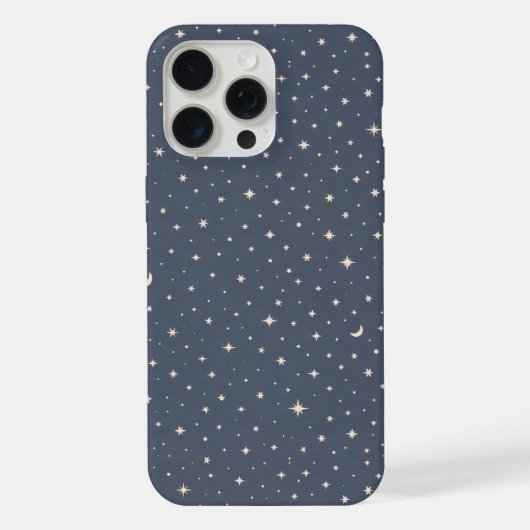 Weiches Sternmuster Ästhetik iPhone Hülle (Rückseite)