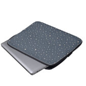 Weiches Sternmuster Ästhetik Laptopschutzhülle (Vorne Knopf)