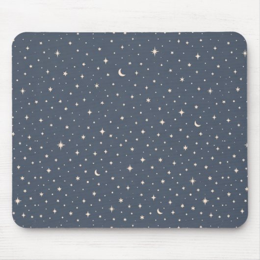 Weiches Sternmuster Ästhetik Mousepad (Vorne)
