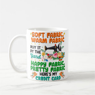 Weiches Stoff Warmer Stoff Kaufe es am Meter Quilt Kaffeetasse