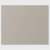 Weiches Taupe-Stein-Vollton Geschenkpapier (Flach)