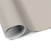 Weiches Taupe-Stein-Vollton Geschenkpapier (Rolleneckpunkt)