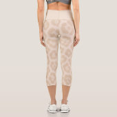Weiches Tier-Luxus-Muster | warm Capri Leggings (Rückseite)