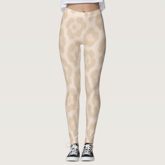 Weiches Tier-Luxus-Muster | warm Leggings (Vorderseite)