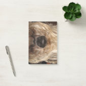 weiches überzogenes wheaton terrier.png post-it klebezettel (Büro)