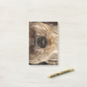 weiches überzogenes wheaton terrier.png post-it klebezettel (Auf Schreibtisch)